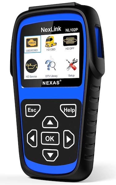 OBD2/HD-OBD code reader for reading motorhome diagnostic check codes